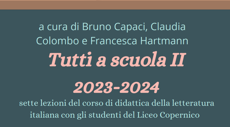 Ciclo di incontri &quot;Tutti a scuola II&quot;